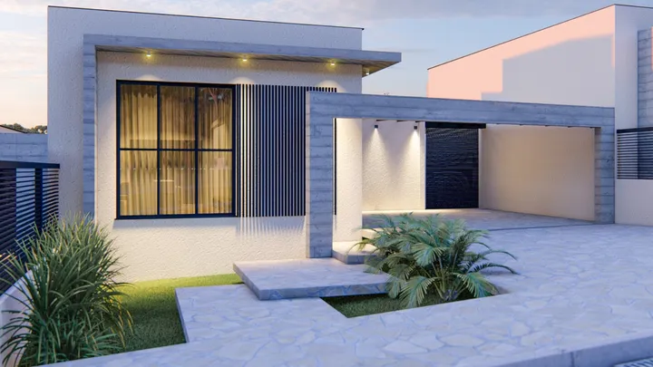 Casa 03 dormitórios com suíte em construção
