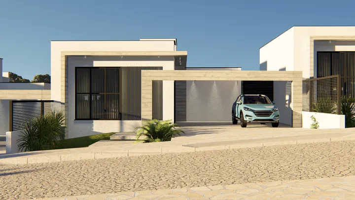 Casa 03 dormitórios com suíte em construção