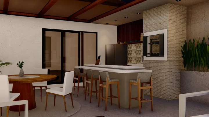 Casa 03 dormitórios com suíte em construção