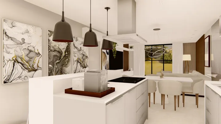 Casa 03 dormitórios com suíte em construção