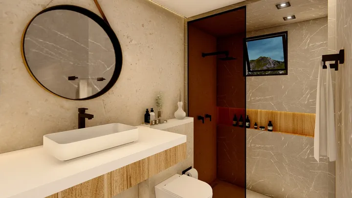 Casa 03 dormitórios com suíte em construção
